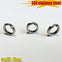 Seasitomo 50pcs/lot 304SS Split Rings
